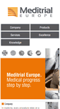 Mobile Screenshot of meditrialeurope.com